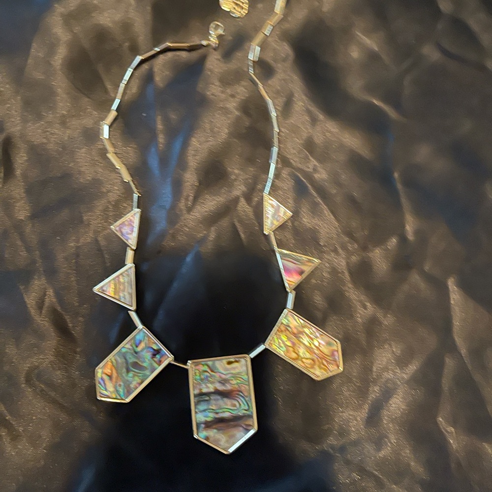 Brand New House of Harlow 1960 Abalone Necklace